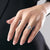 Oval Cut Lab Diamond Twist Ring
